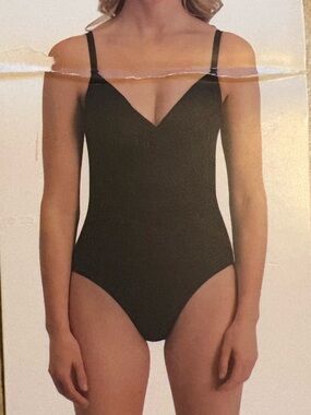 DKNY One-Piece Swimsuit - Classic V-Neck
